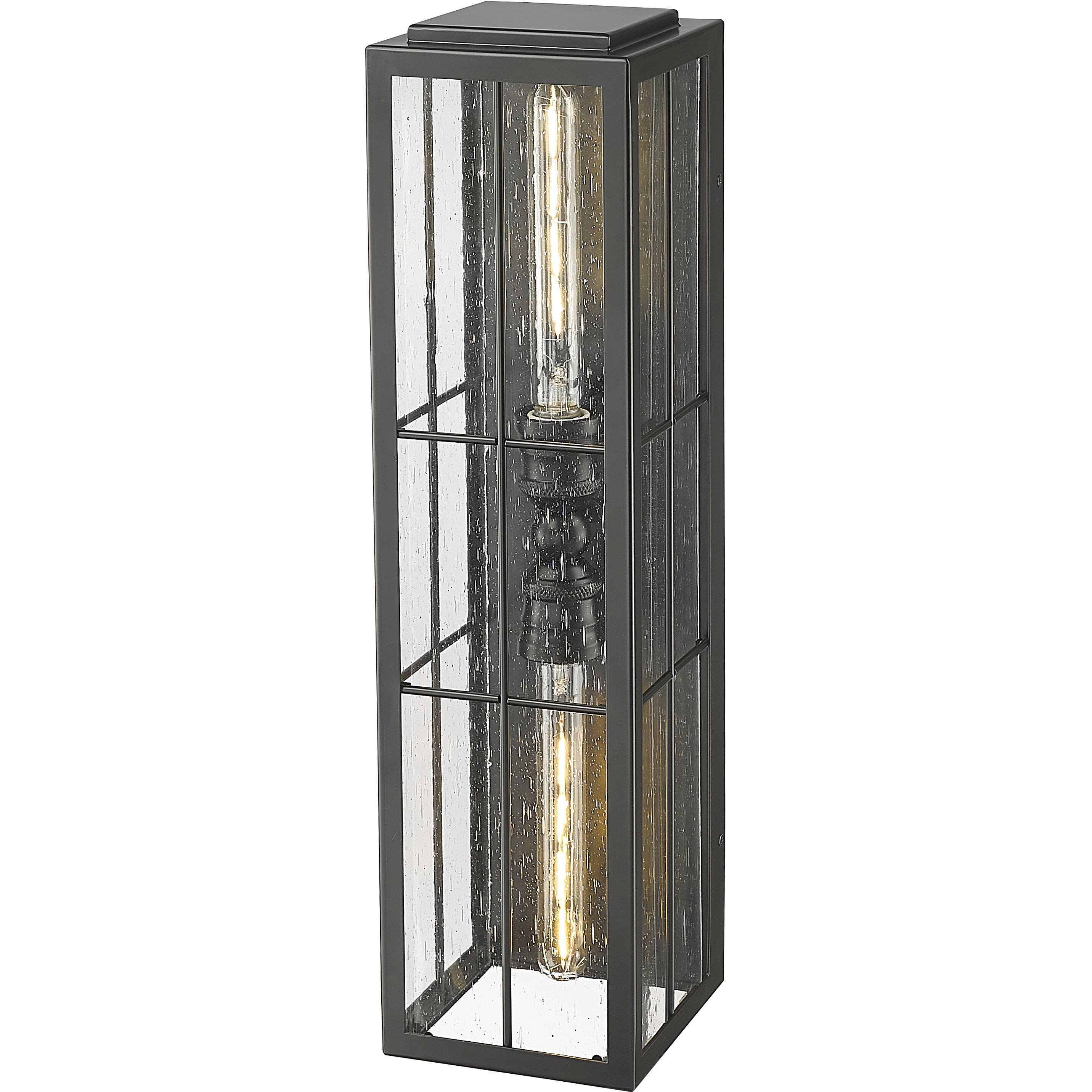 Jaxson 2 Light 23.5 inch Powder Coated Black Outdoor Wall Sconce